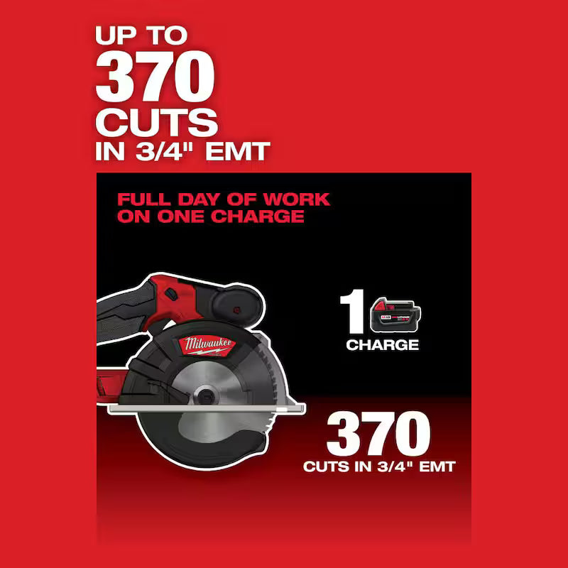 18V Brushless Cordless 5-3/8 in. Circular Saw with Starter Kit Q3445