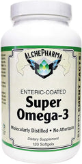 Enteric-Coated Super Omega-3 1000mg 120 Enteric Softgels R664