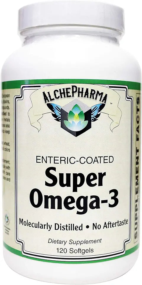 Enteric-Coated Super Omega-3 1000mg 120 Enteric Softgels R664