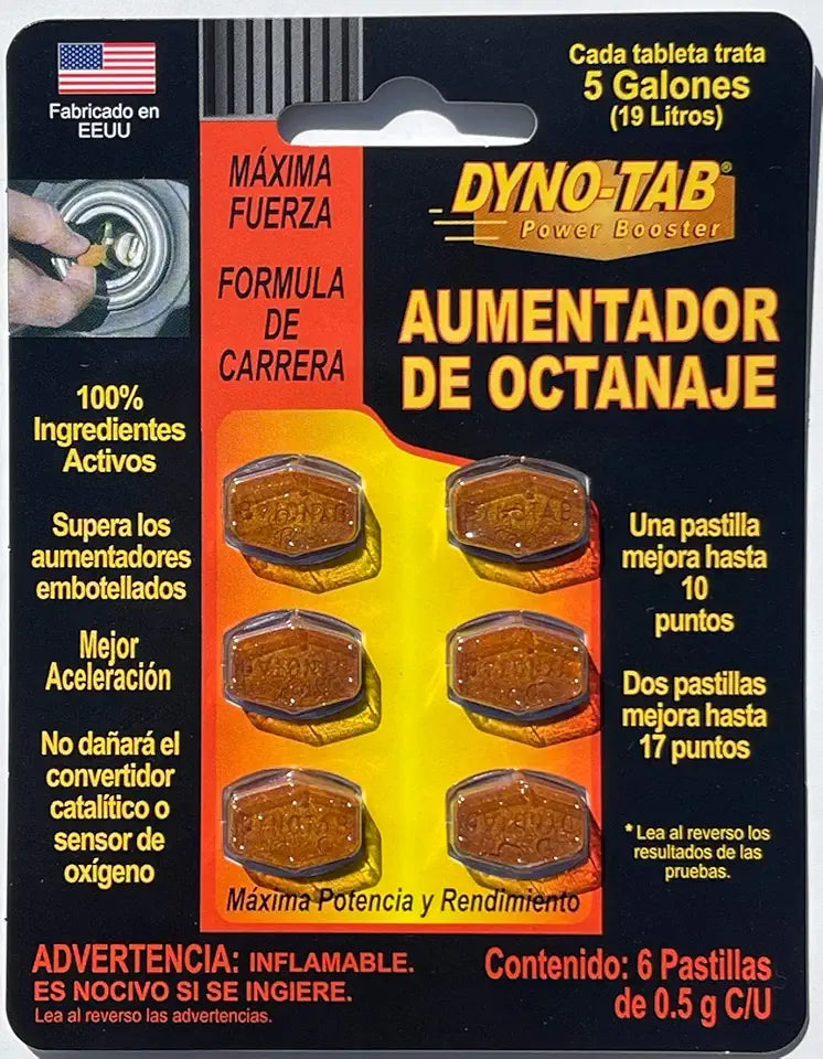 Aumentador De Octanaje 6 pastillas de 0.5-g C961676