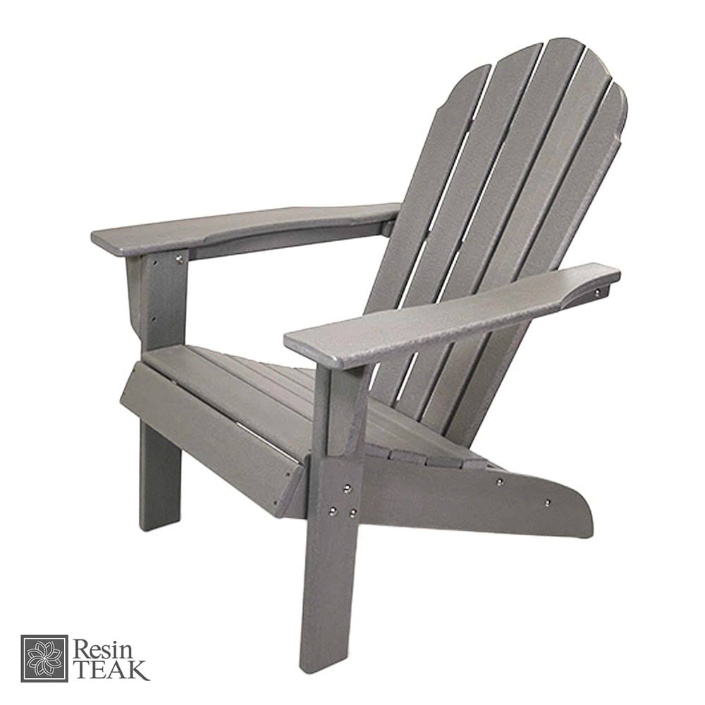 Resin Teak Red Plastic HDPE Poly Lumber Adirondack Chair Z654077
