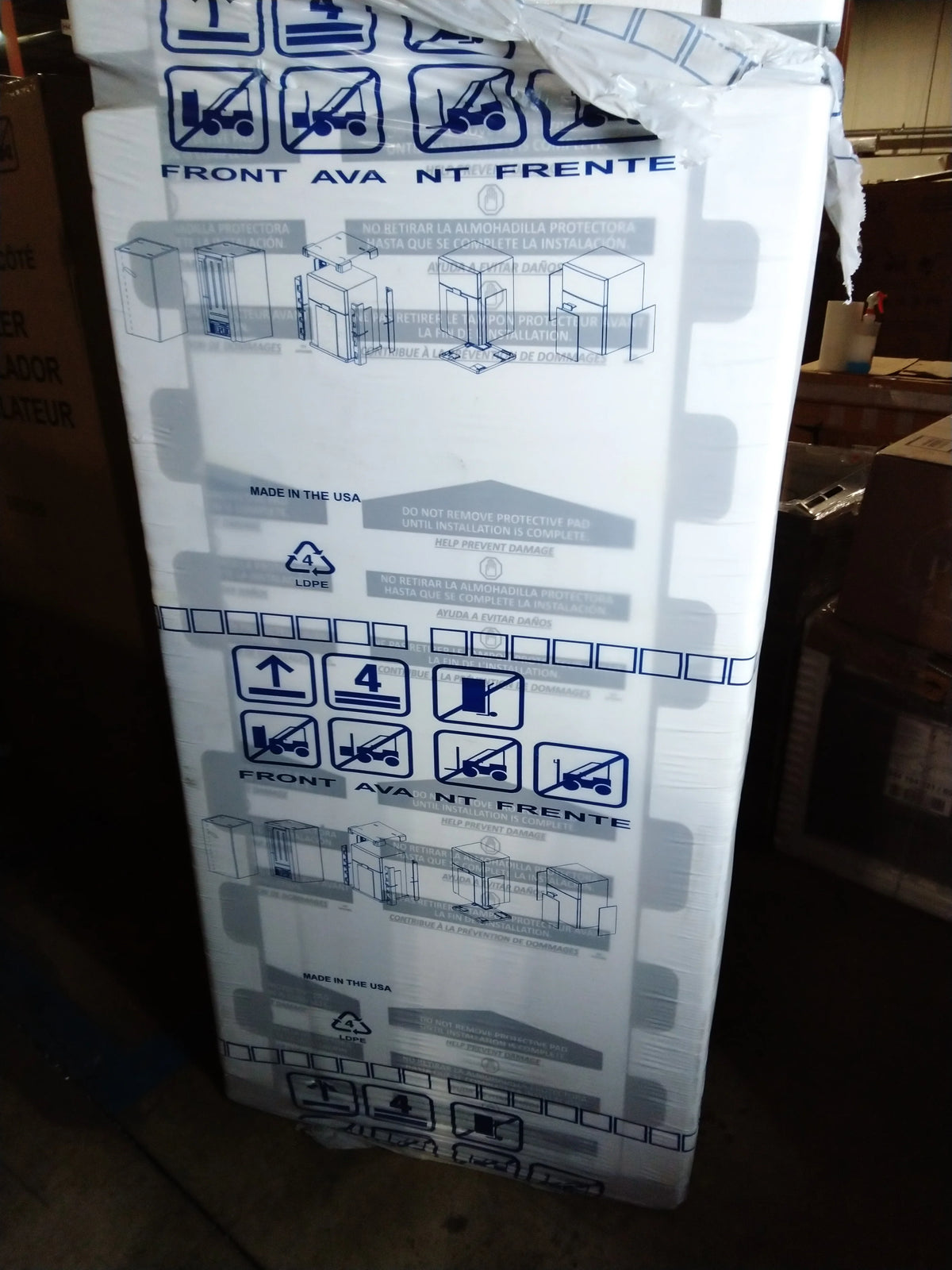 33 In. 19 Cu. Ft. Stainless Steel Single Door All Refrigerator B73278