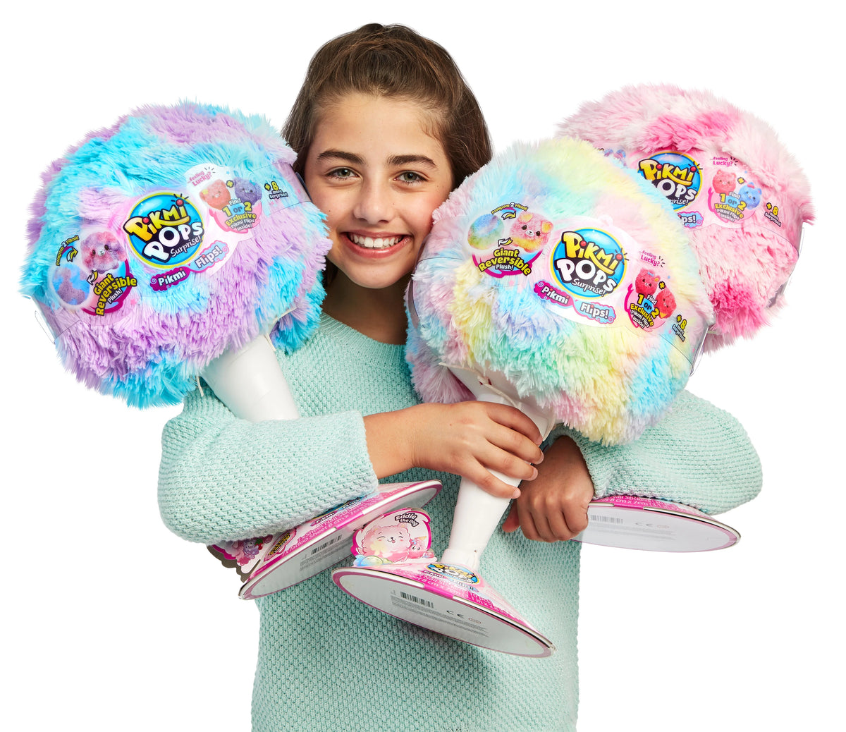 Giant Pikmi Flips Plush with 1-2 Medium Plush X647925