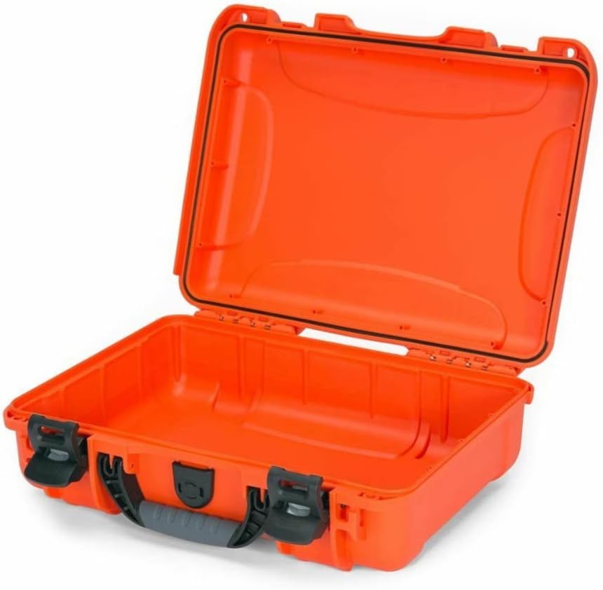 Waterproof Hard Case with Foam Insert (Orange) with TSA Approved Case Lock W1653