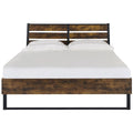 Oak Black Eastern King Bed K275