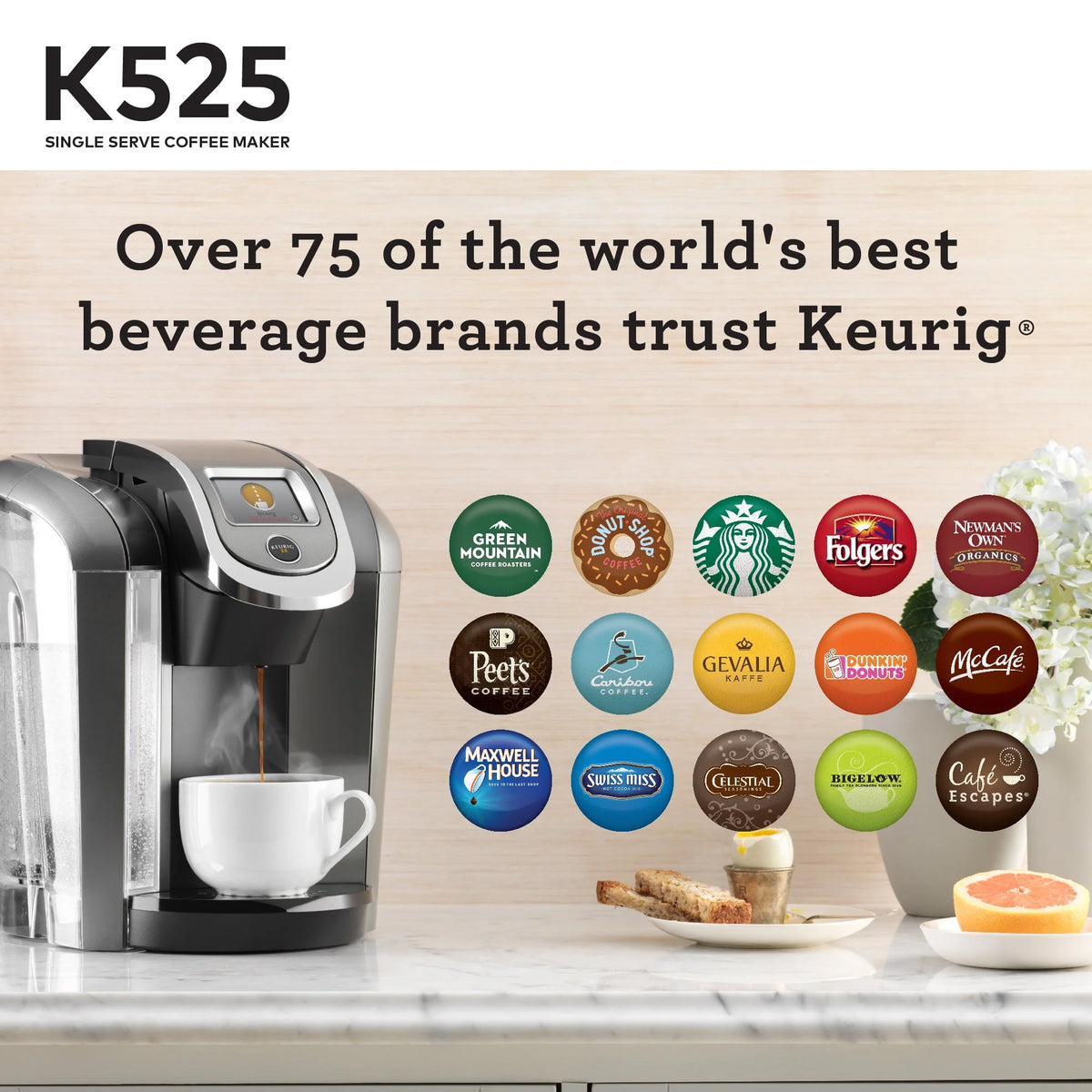 Single Serve K-Cup Coffee Maker M46282