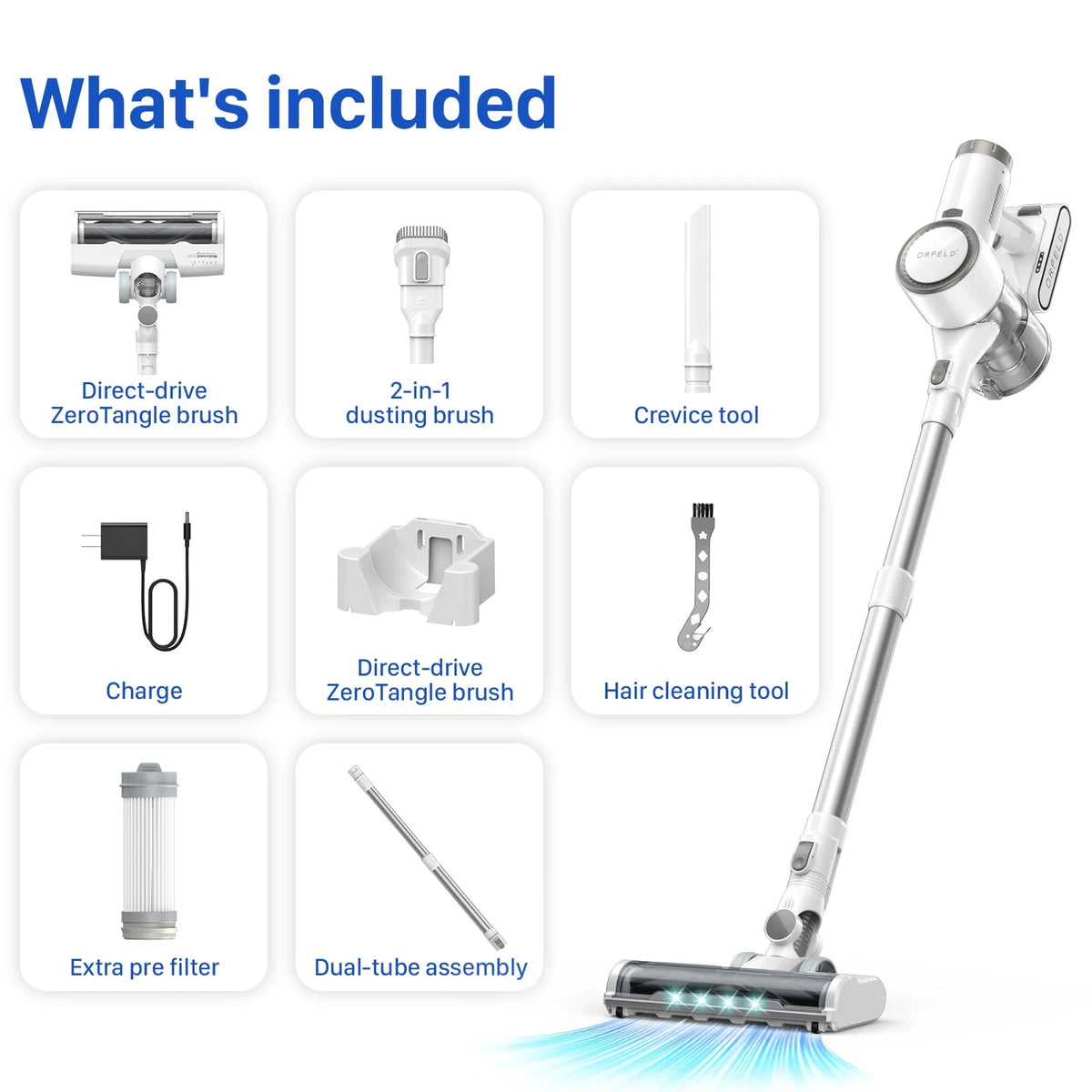 Cordless Vacuum Cleaner 20000Pa 2 in 1 Y23862