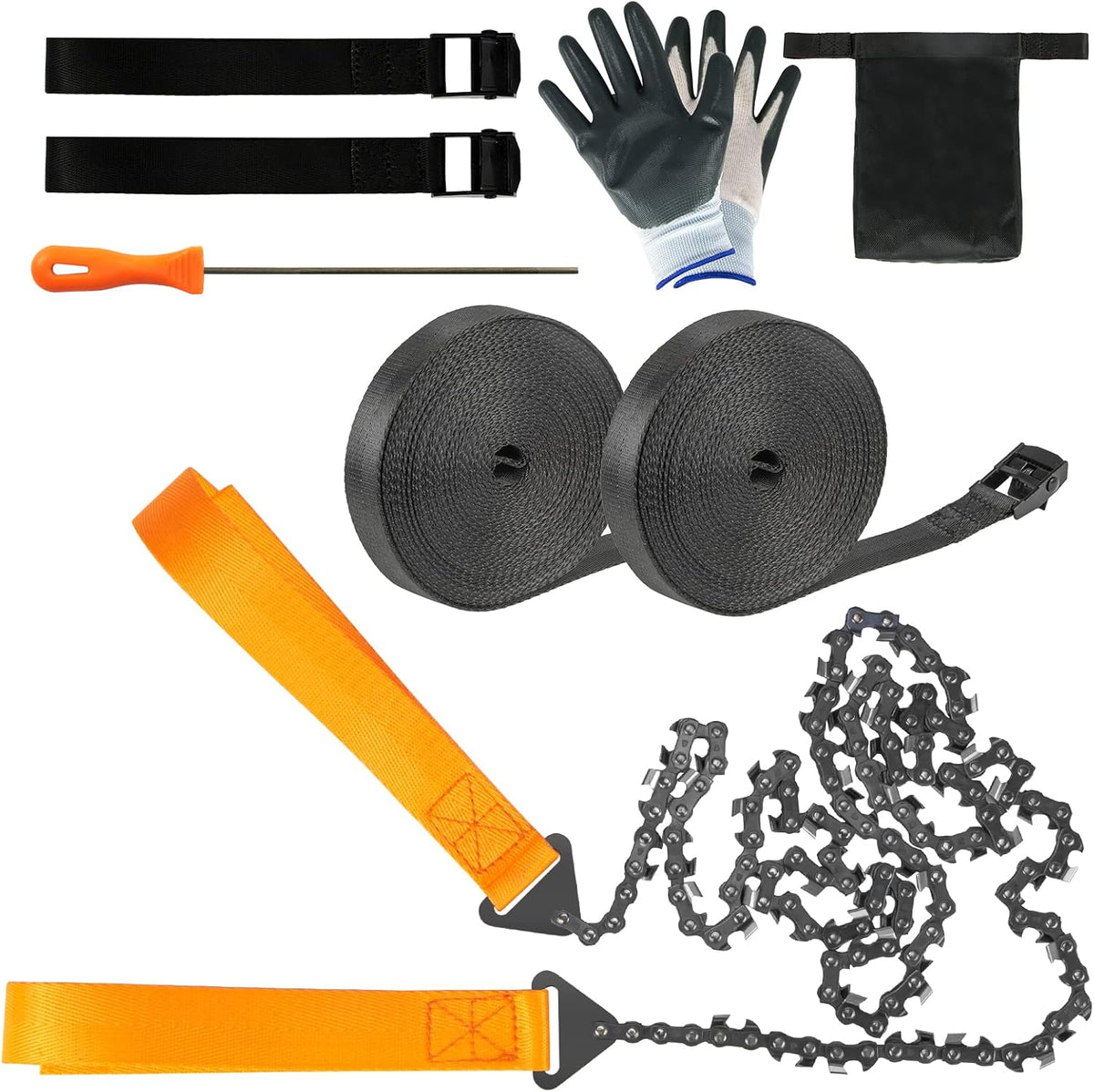 48 Pocket Chainsaw with 66 ft Ropes, Pack of 2 Q194513