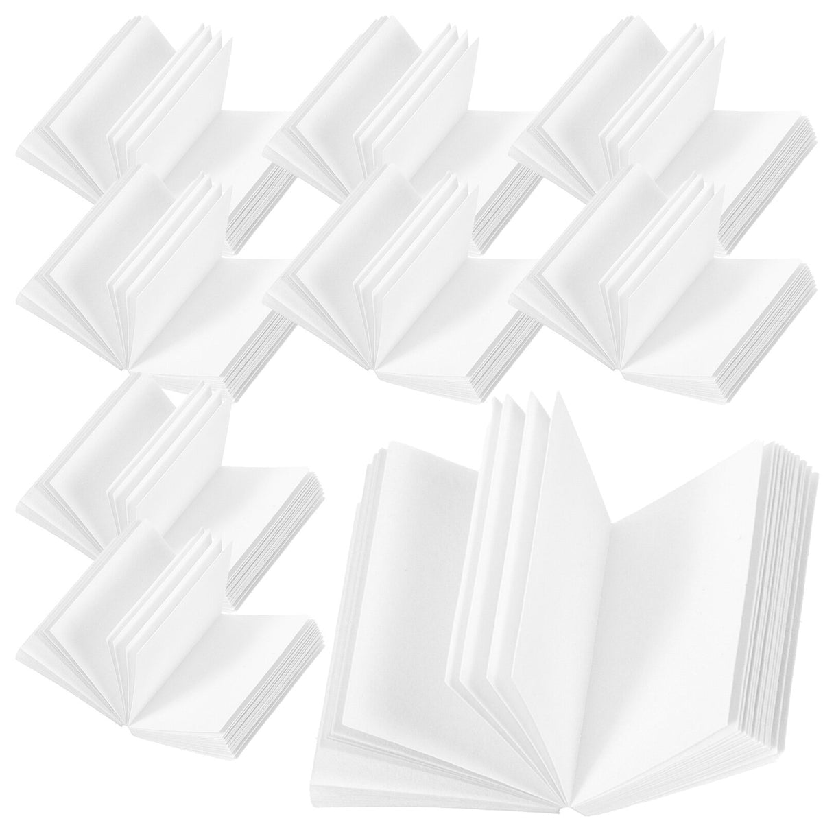 20pcs Doll House Mini Books Blank Paintable Mini Books Models U213044