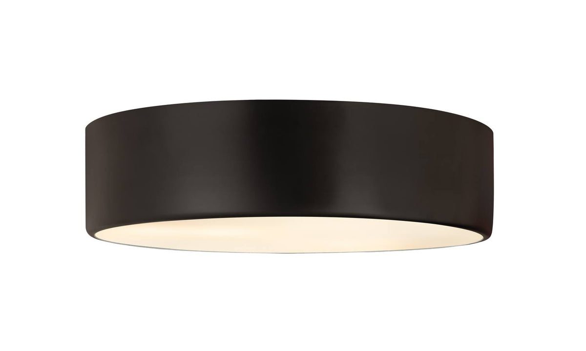 Matte Black 4 Light Flush Mount Q8998