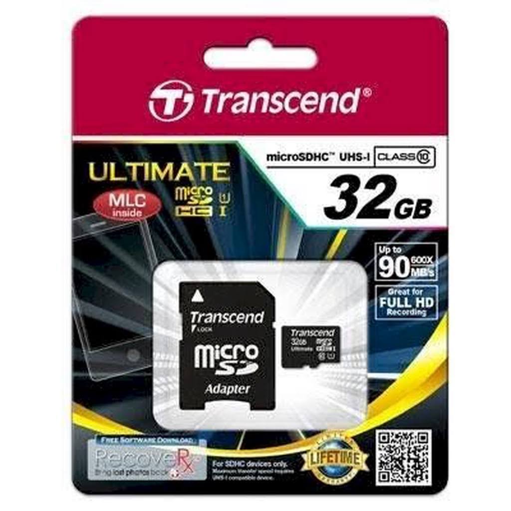 32 GB microSDHC Class 10 UHS-I Memory Card E391812