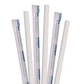 Giant White Wrapped Paper Straw - 2200/Case Y257787