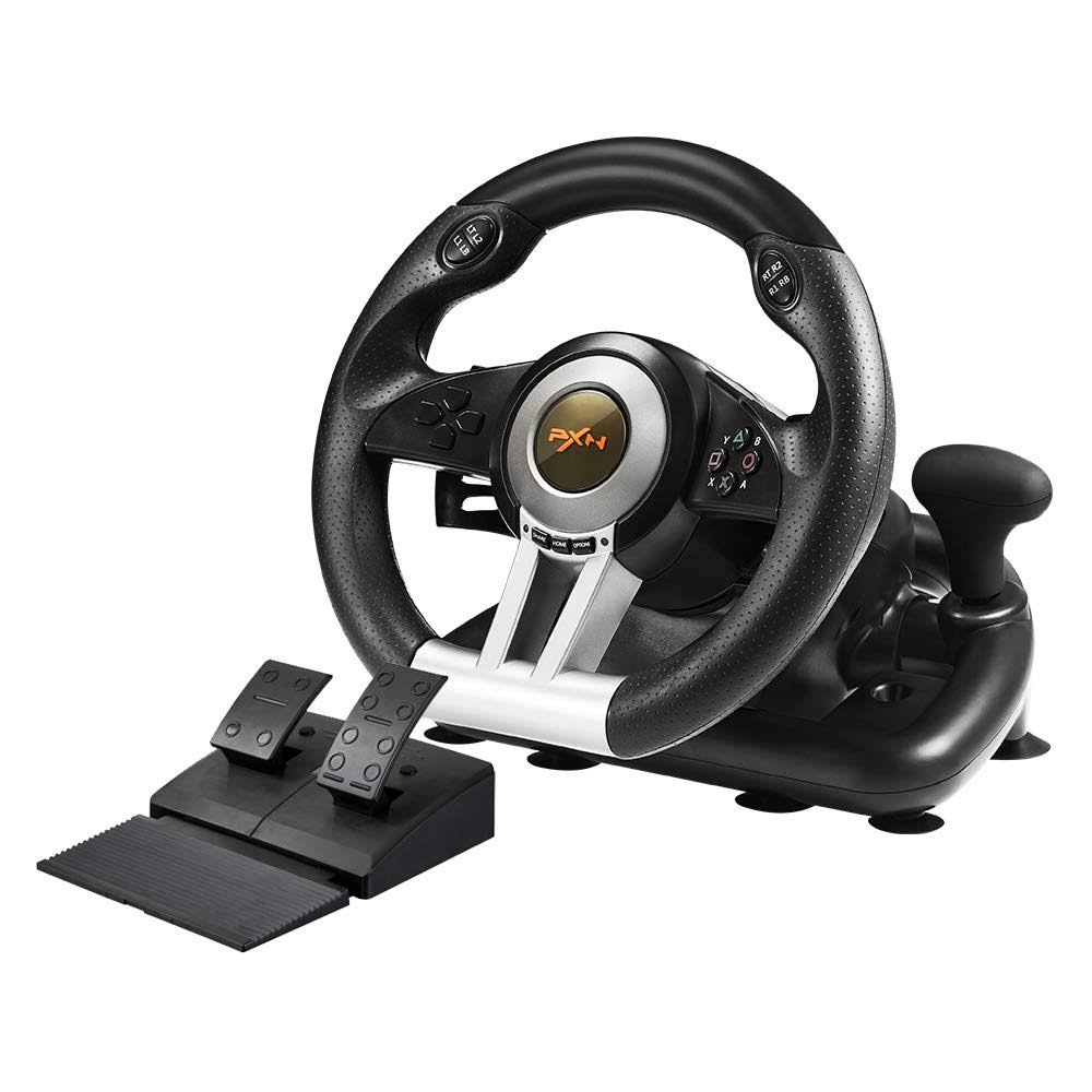 180 Degree USB Racing Wheel with Pedal E538802