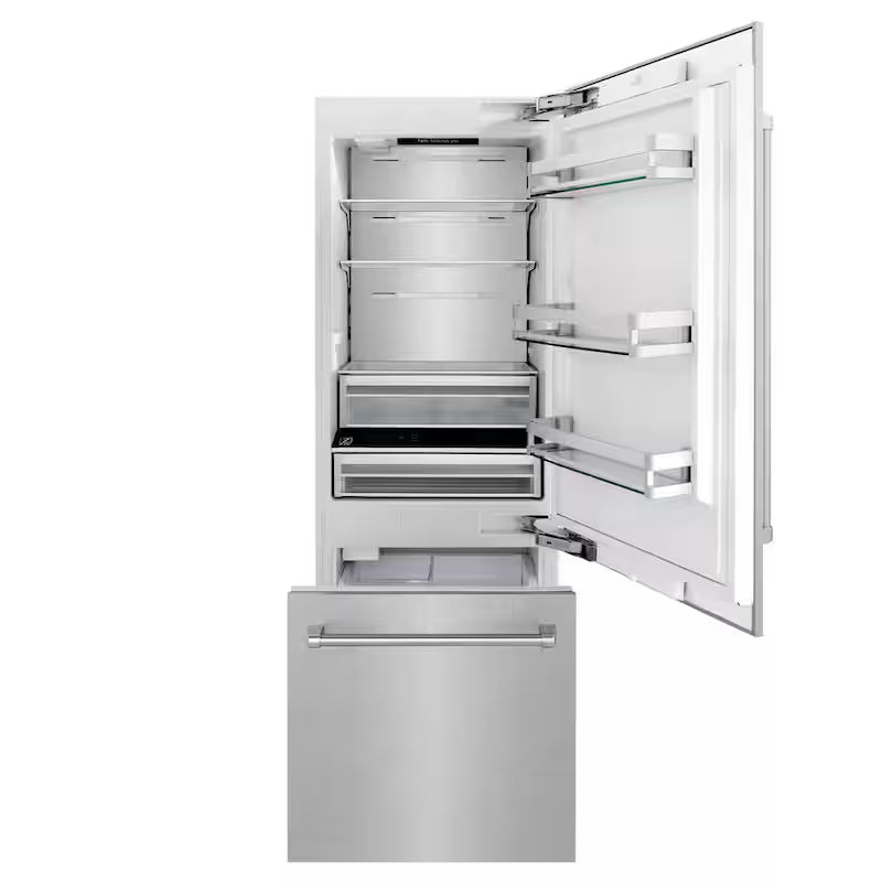 2-Door Bottom Freezer Refrigerator with Water and Ice Dispenser H684