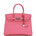 Pre-owned 30 Rose Confetti Epsom Handbag S5313