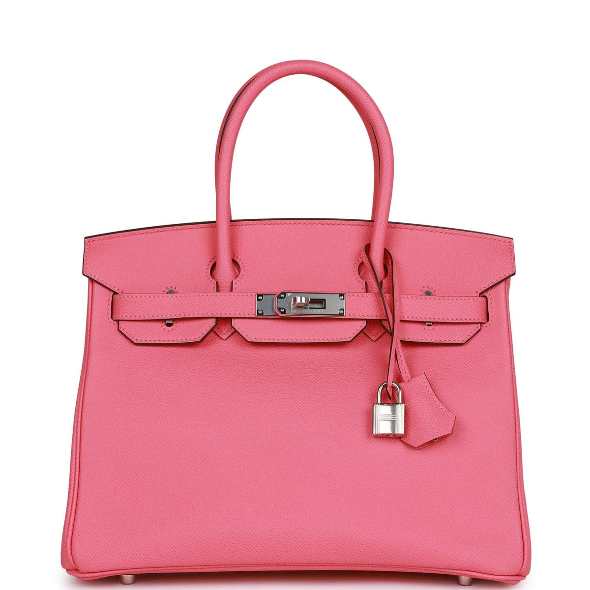 Pre-owned 30 Rose Confetti Epsom Handbag S5313