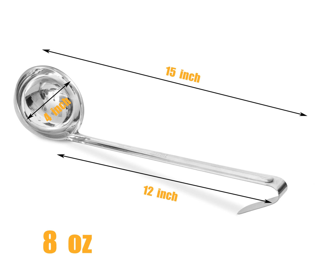 2 Pack 8 Oz Stainless Steel Soup Ladle Z154815