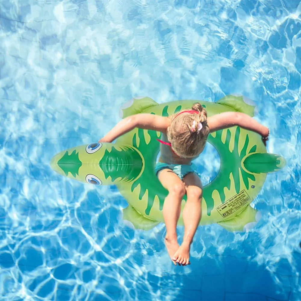 Inflatable Dinosaur Pool Float Swimming Pool Ring Float Q68729