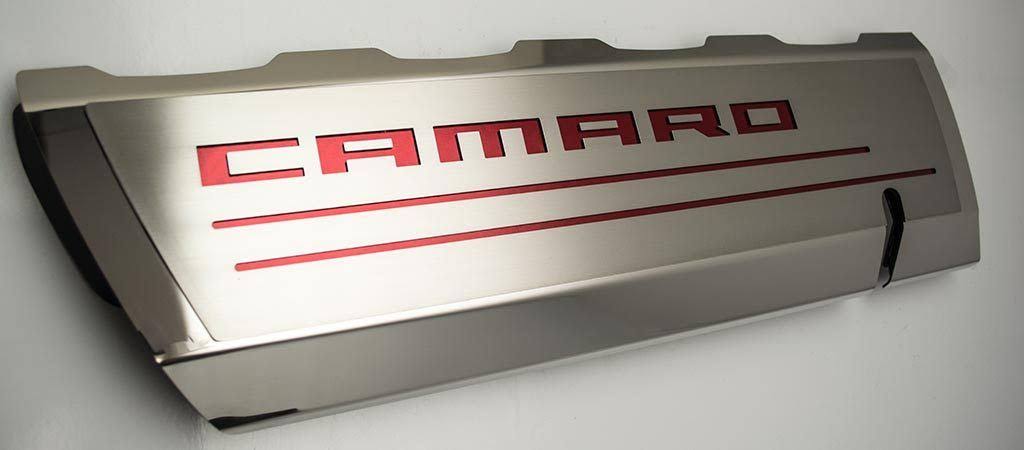 Brushed Black Fuel Rail Cover Top Plate Z6446