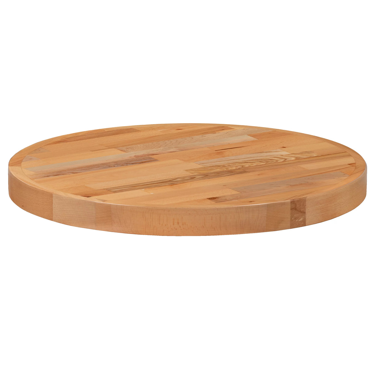 24" Round Butcher Block Style Table Top S9413