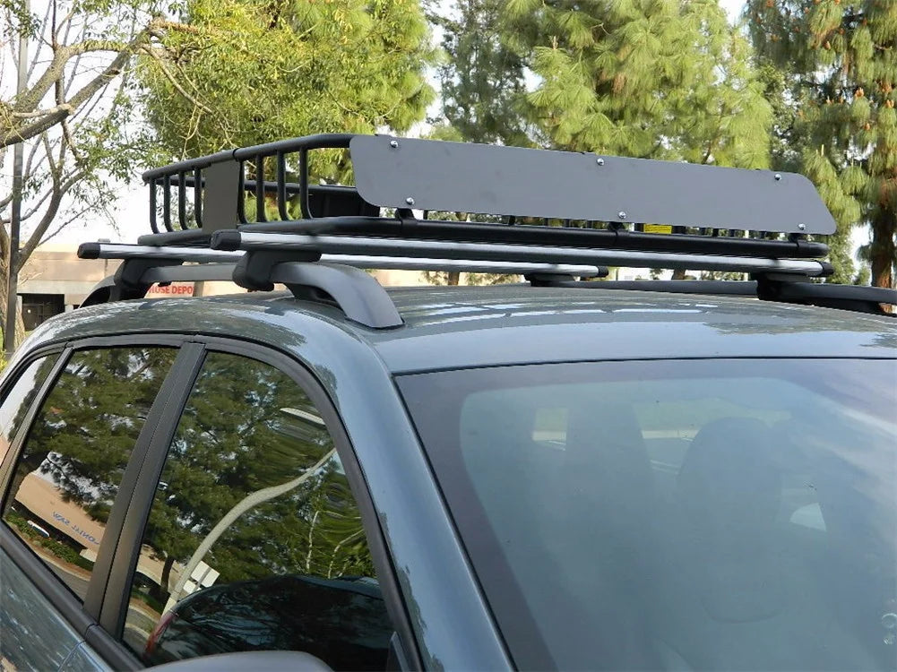 Black Universal Roof Rack Cargo Basket V863498