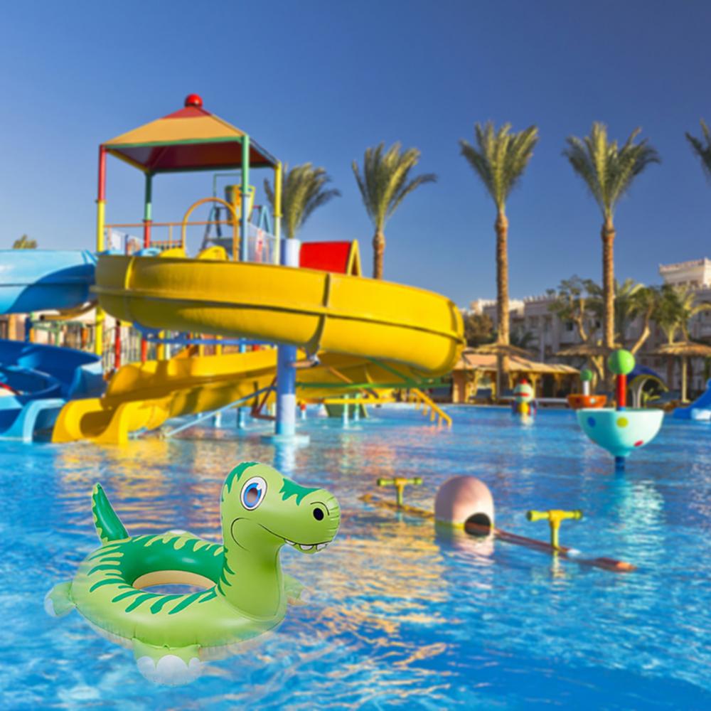 Inflatable Dinosaur Pool Float Swimming Pool Ring Float Q68729