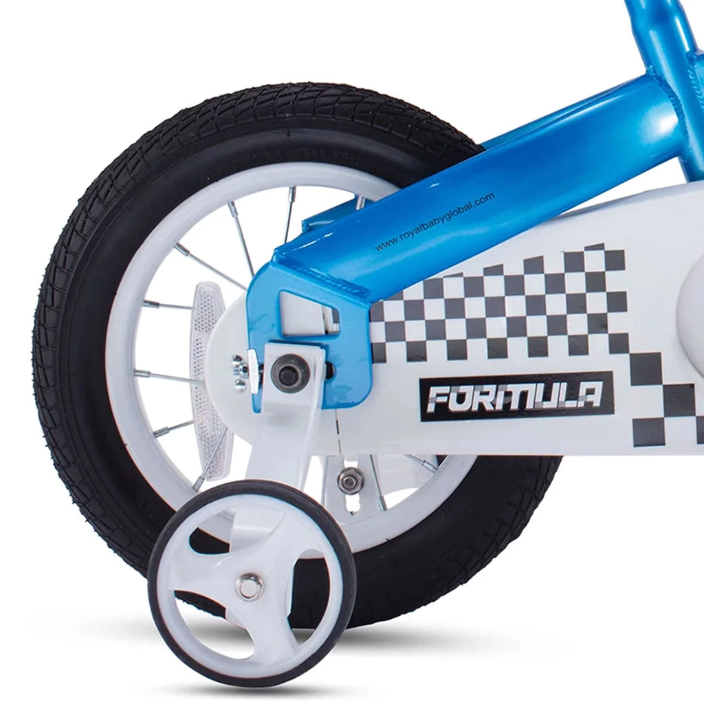 Blue Kids Bike with Training Wheels & Coaster Brake N9056