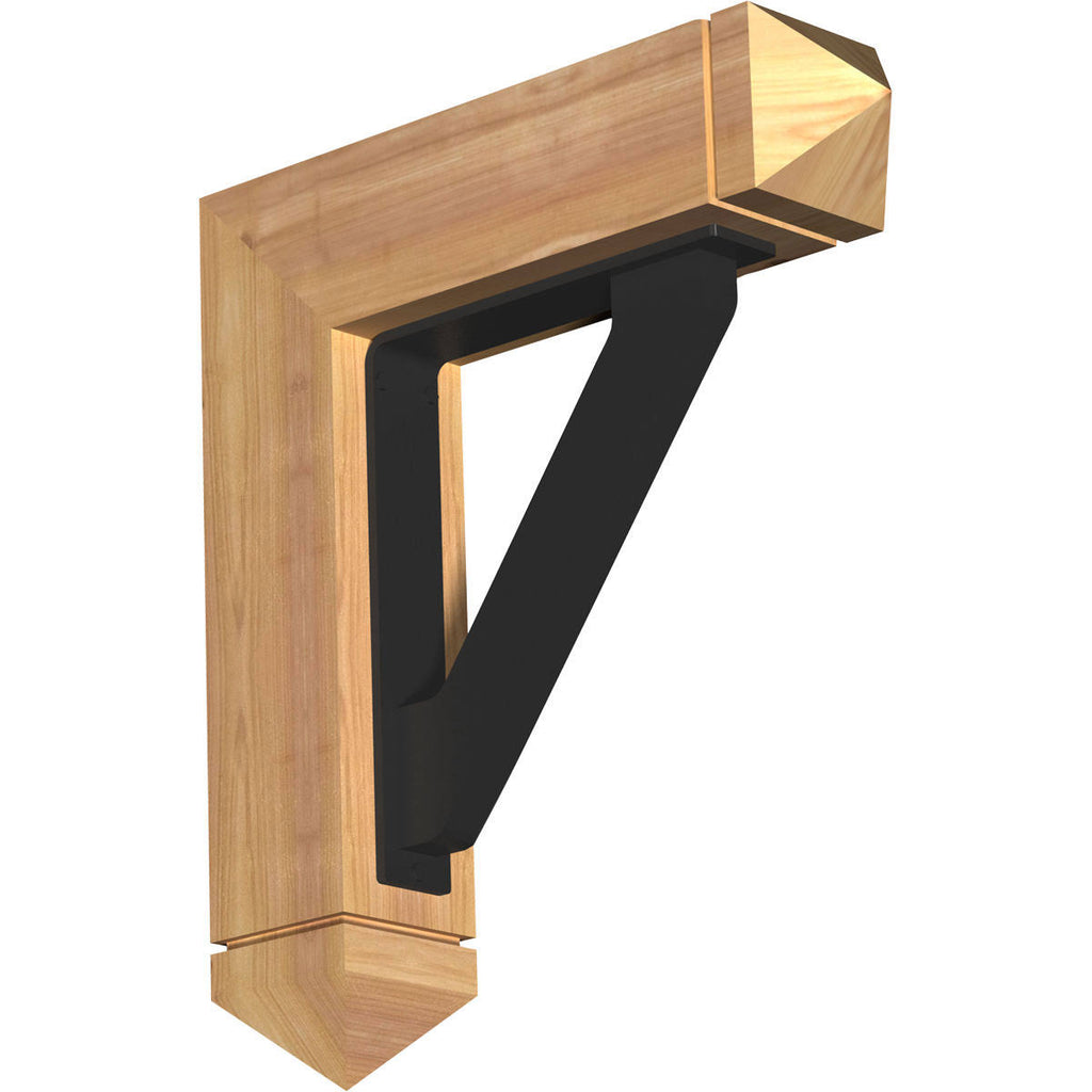3 1/2 inch x 18 inch x 20 inch Western Red Cedar Bracket K183