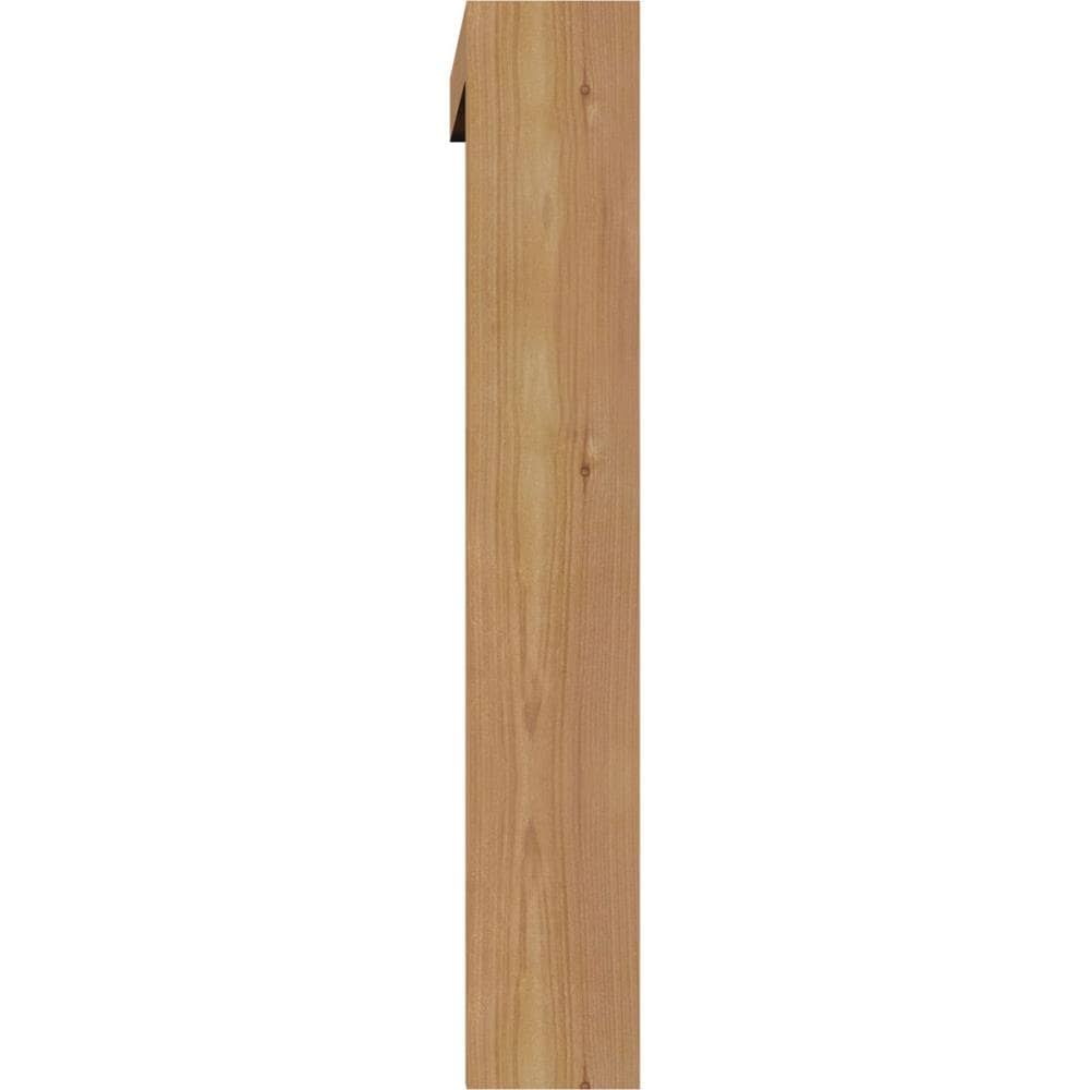 3 1/2x22W x 22x22D x 22x22H Smooth Bracket with Offset Brace, Western Red Cedar U826