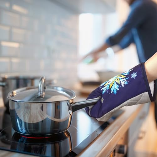 6 Pcs Christmas Kitchen Towel Oven Mitts and Pot Holders Set Z8416