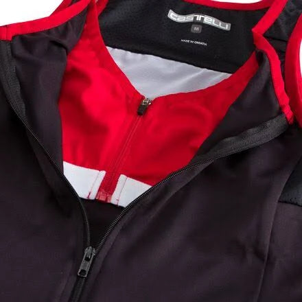 Black Red Solare Top T7712