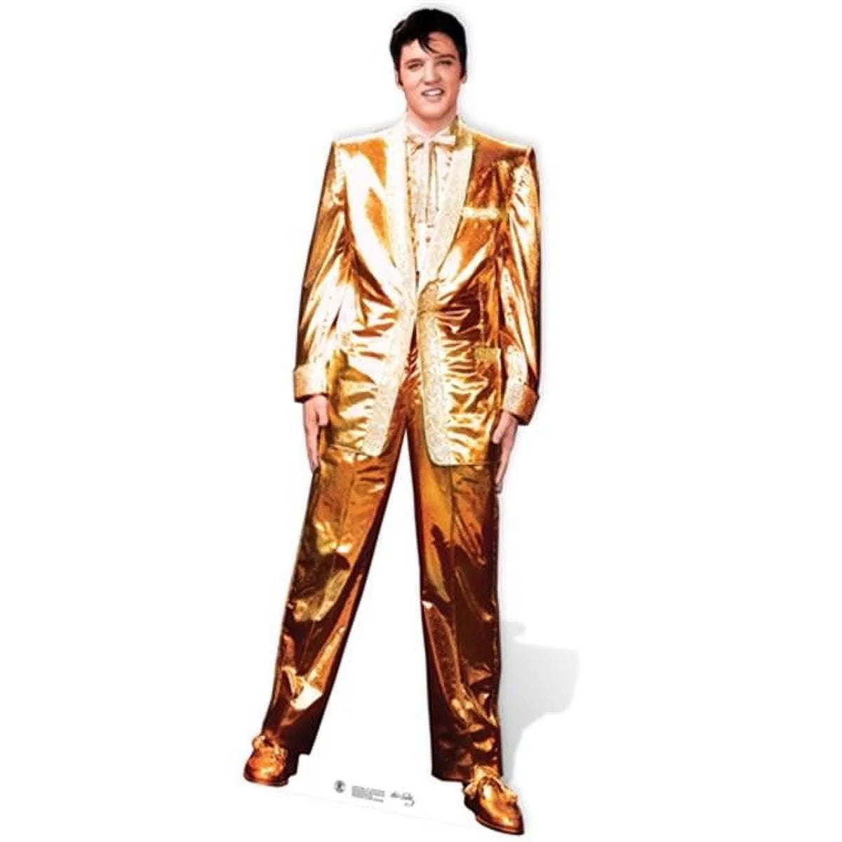 Elvis Presley Gold Lame Suit Cutout R1440