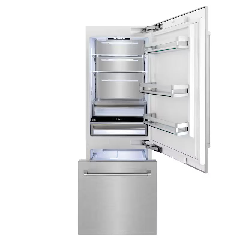 2-Door Bottom Freezer Refrigerator with Water and Ice Dispenser H684