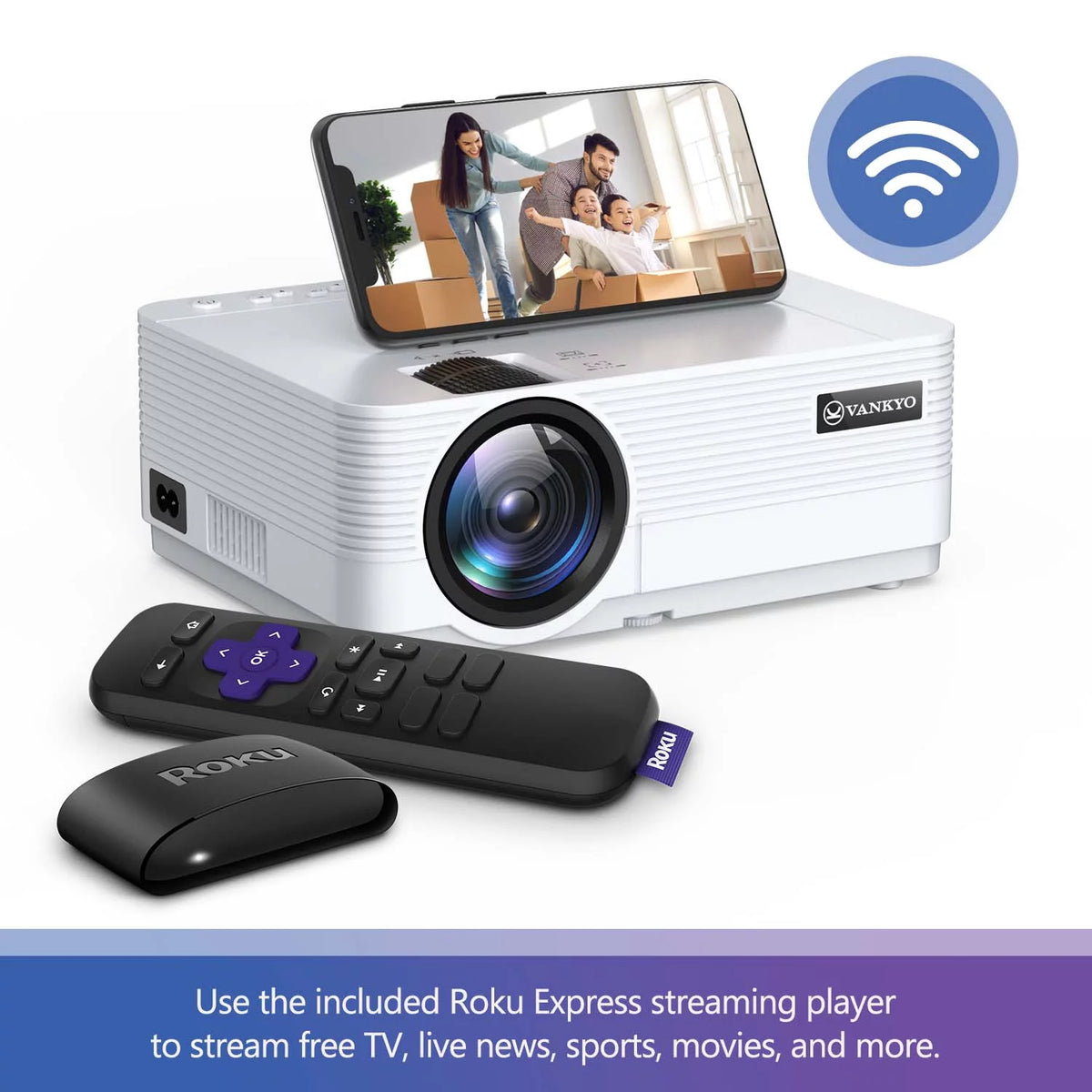 HD Mini Projector with Streaming Player Y1298