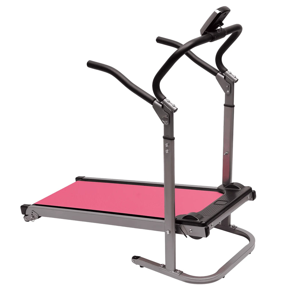 Pink Incline Folding Treadmill O535