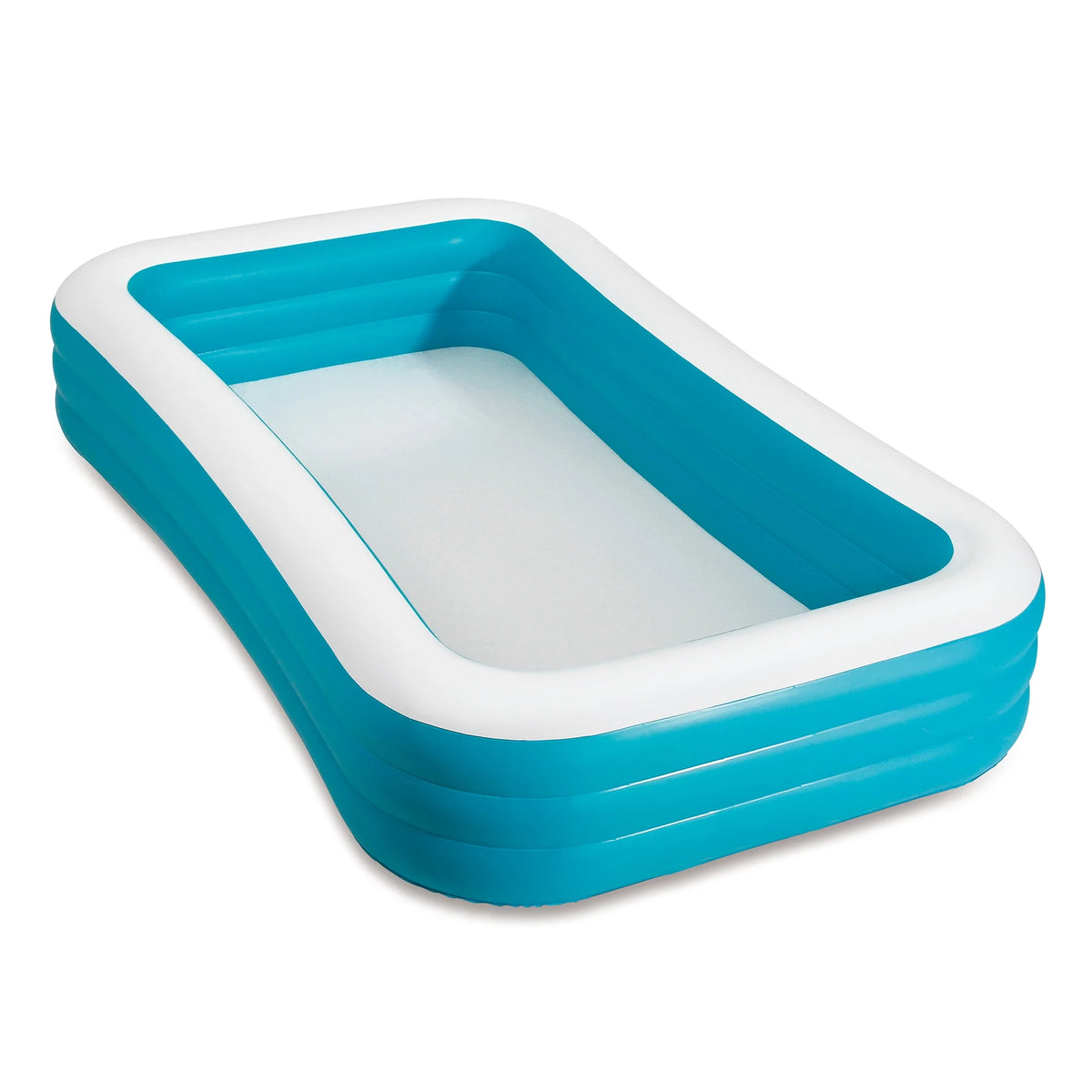 10-Foot Rectangular Inflatable Family Pool, Blue Y226900