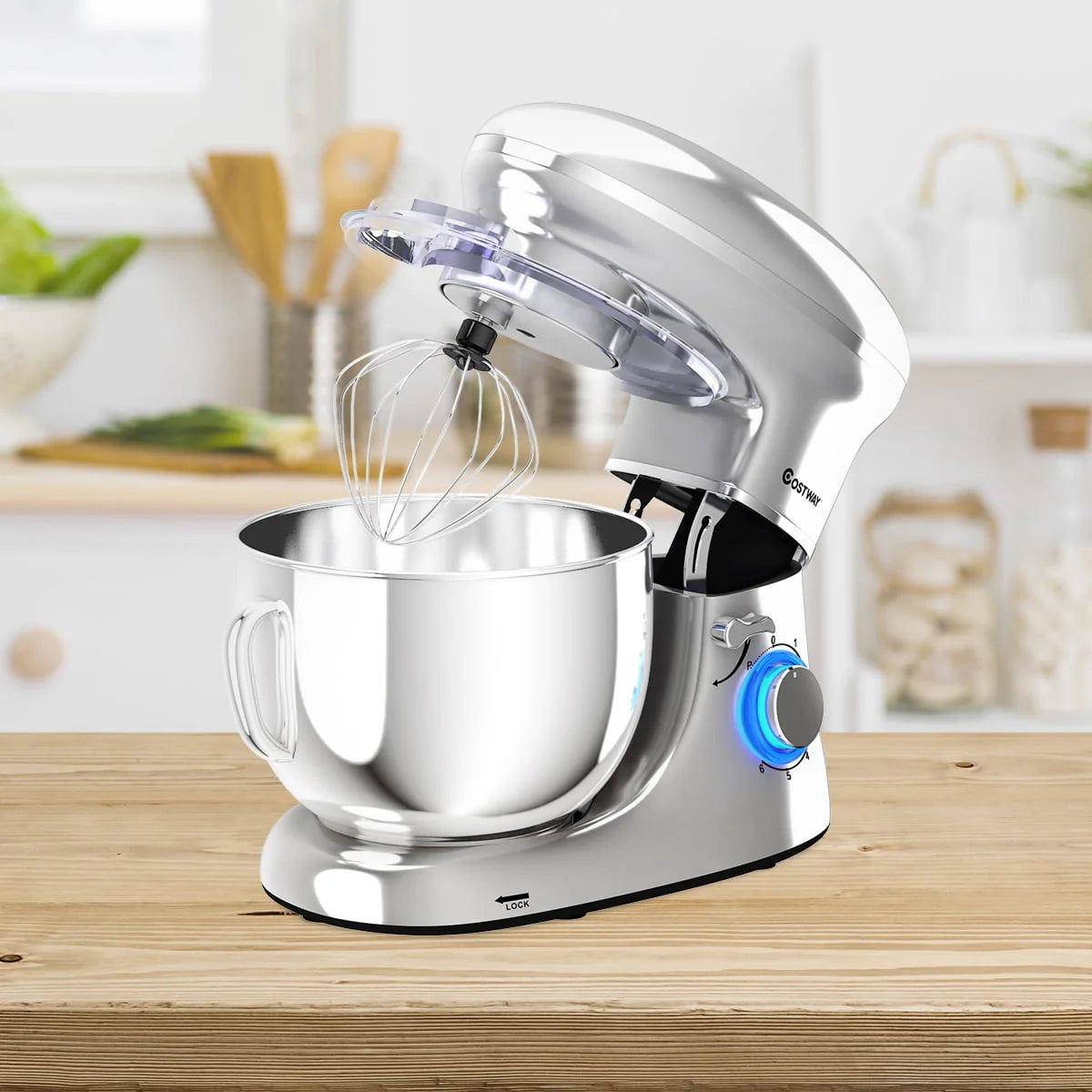 Tilt-Head Stand Mixer 7.5 Qt 6 Speed 660W Red D63685