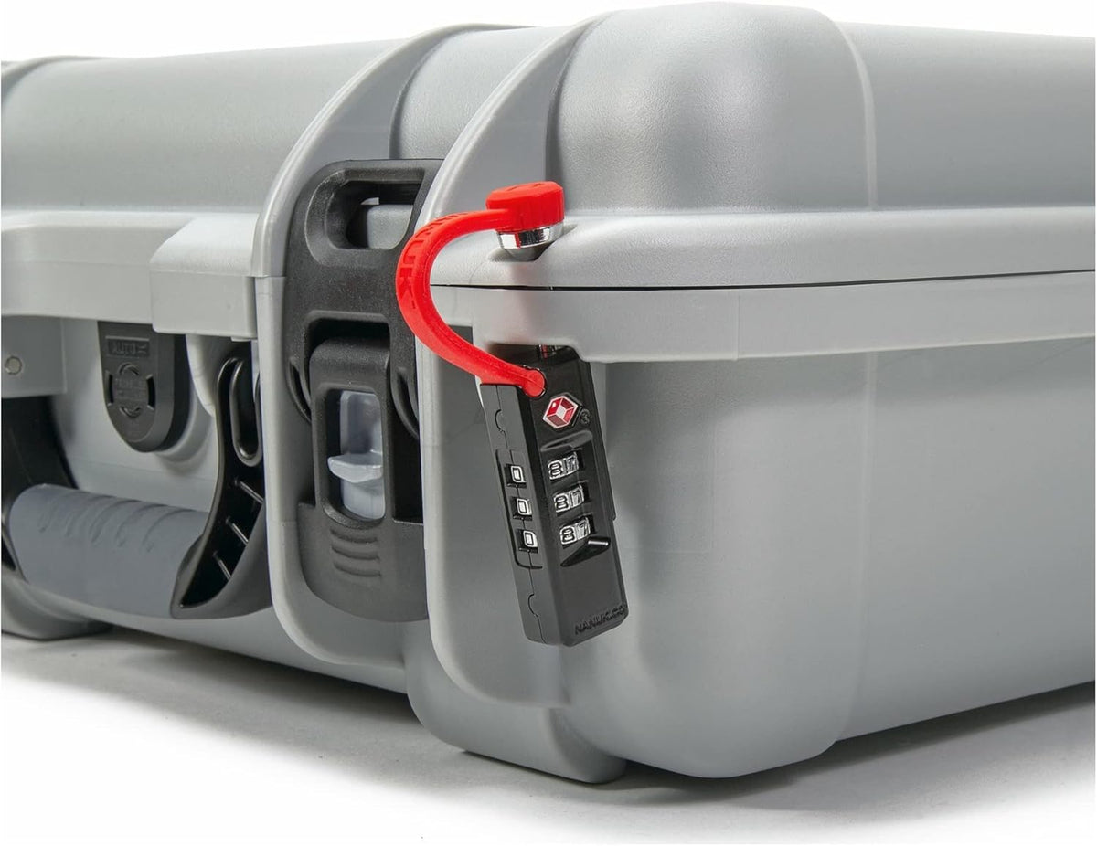 Waterproof Hard Case with Foam Insert (Orange) with TSA Approved Case Lock W1653