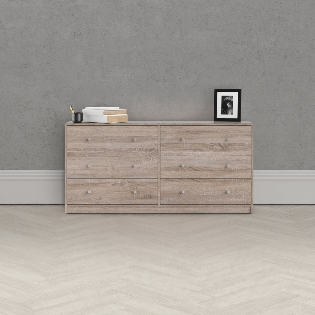 6 Drawer Double Dresser B95892