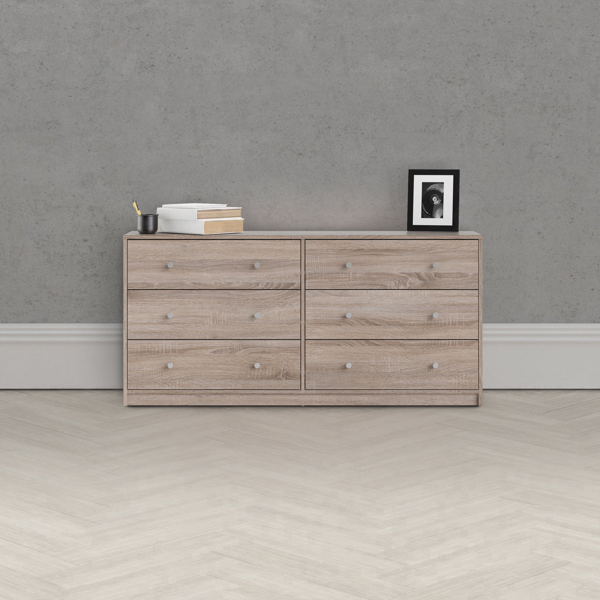 6 Drawer Double Dresser B95892