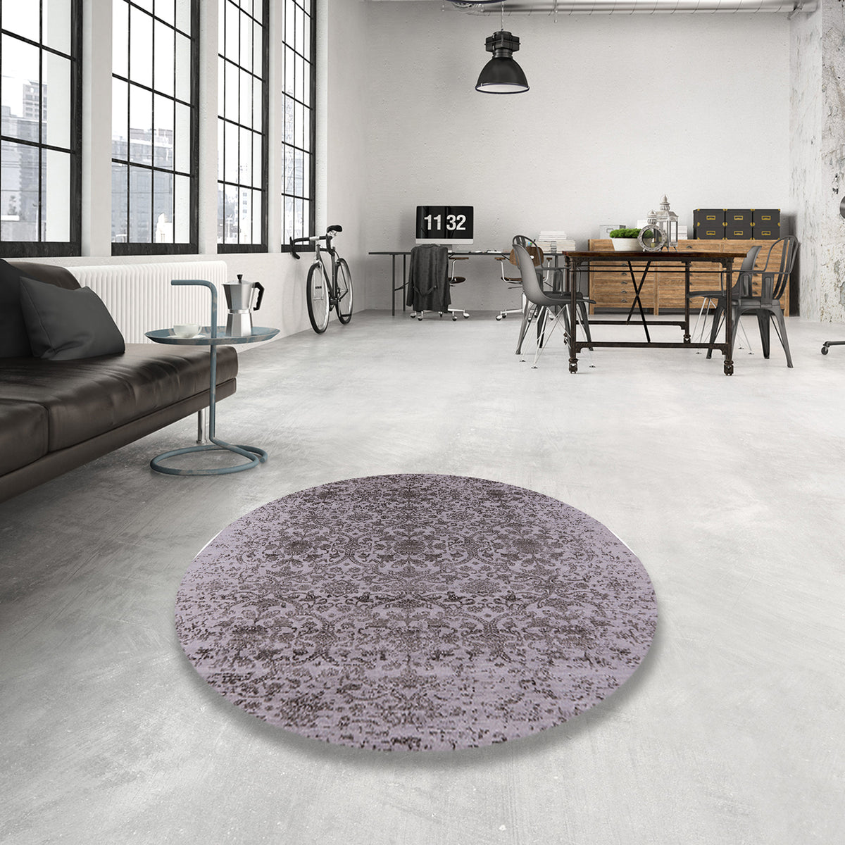 Purple Oriental Area Rugs, 2' x 4' T34826