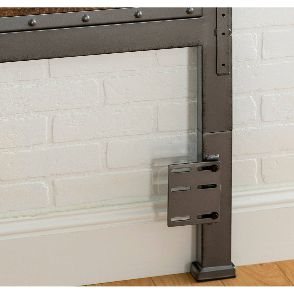 Queen Metal and Wood Headboard F166