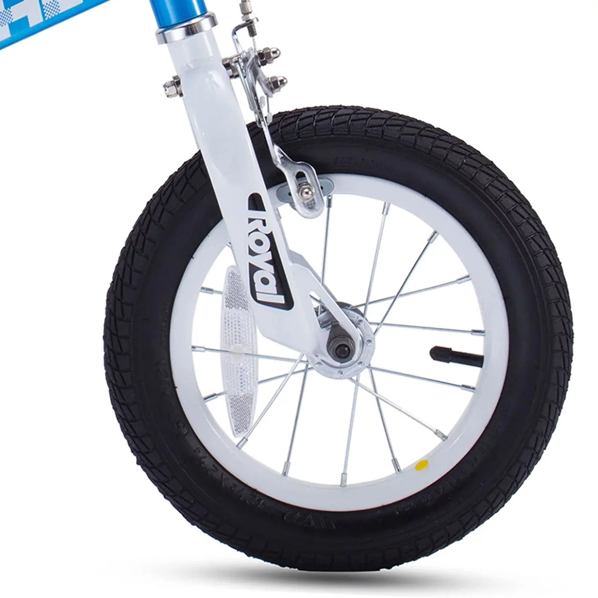 Blue Kids Bike with Training Wheels & Coaster Brake N9056
