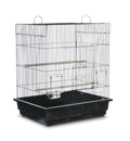 Black Square Roof Parakeet Cage U27104