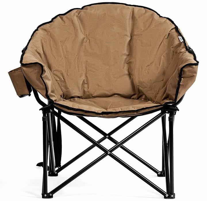Navy Padded Folding Camping Chair with Carry Bag F627858