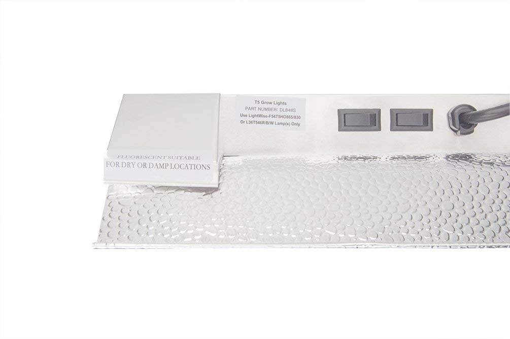 4 ft 8 Lamps Fluorescent Hydroponic Grow Light U6164
