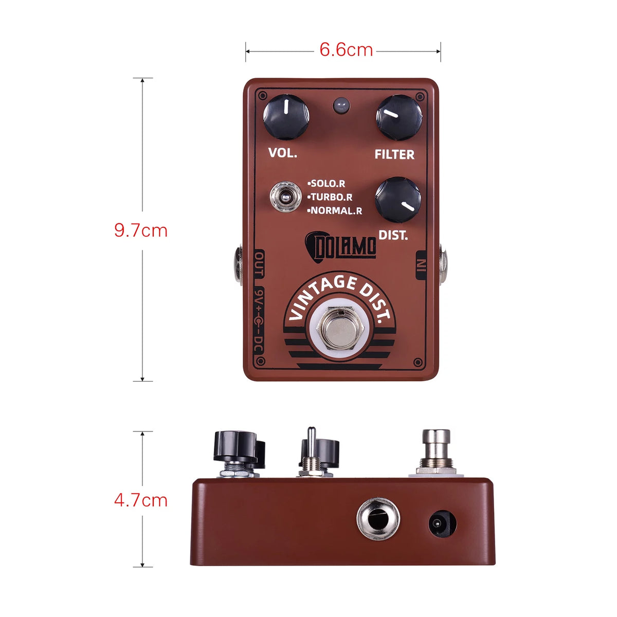 Effect Pedal with Filter and Bypass W8243