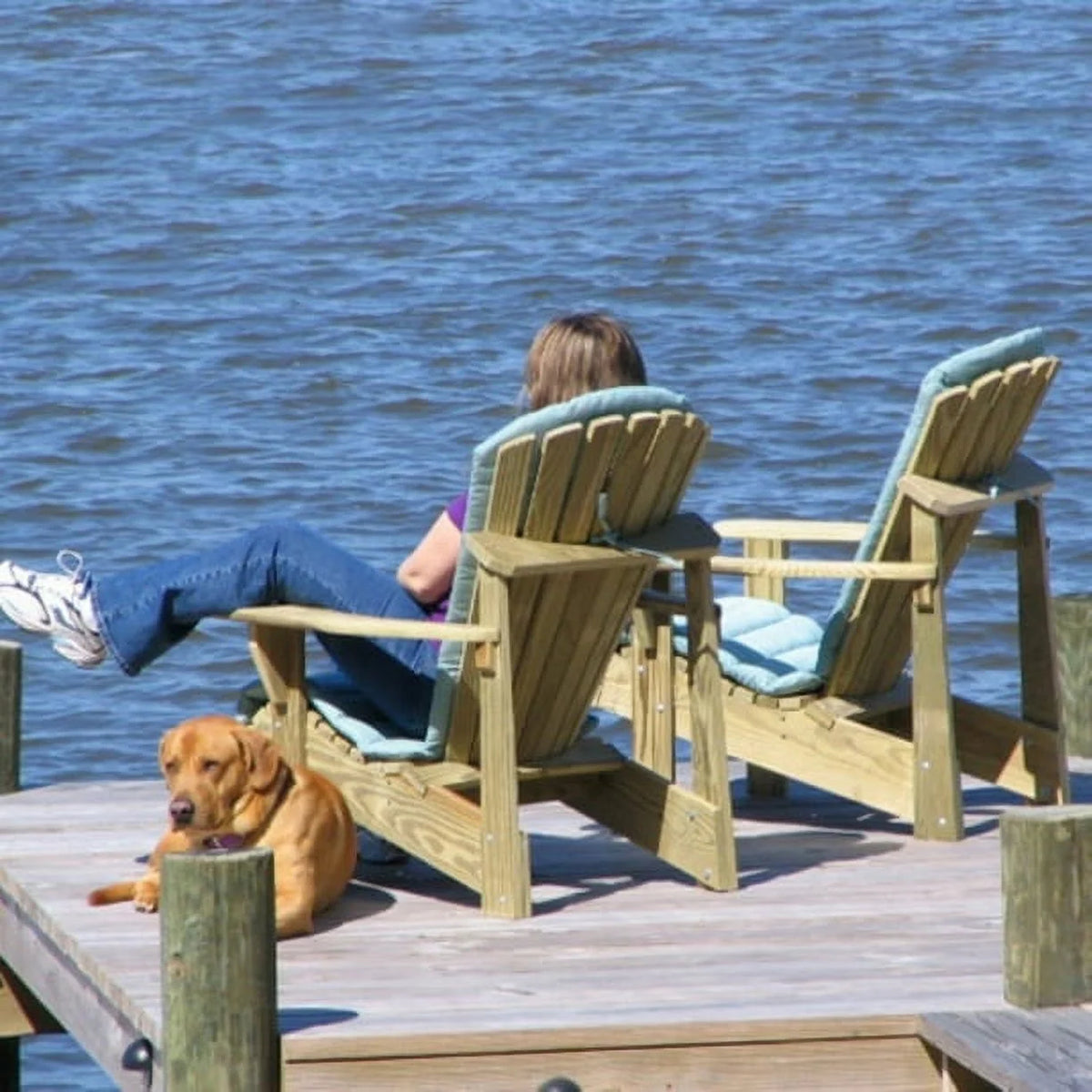 Adirondack Chair with Comfort Back & Contoured Seat Y2253