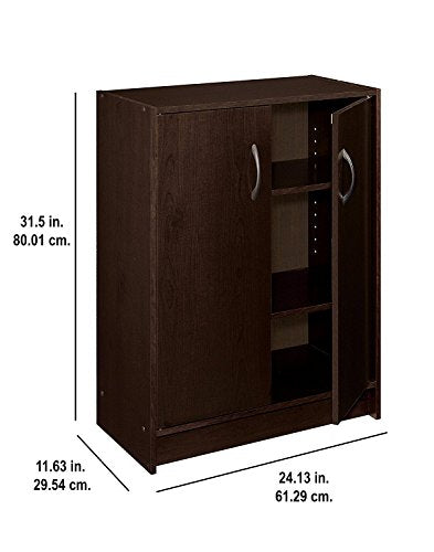 White Stackable 1-Door Organizer B283135
