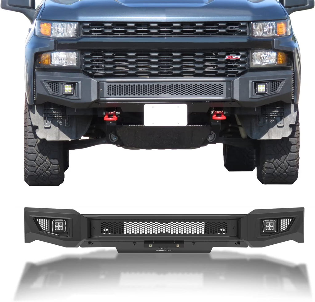 Front Bumper Bull Bar with 2 LED Fog Light D97757
